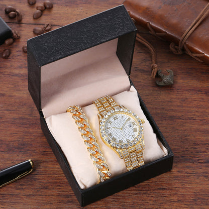 Fashion Hip Hop Chain Diamond Watch