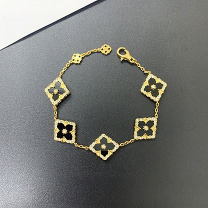 Diamond Clover Bracelet