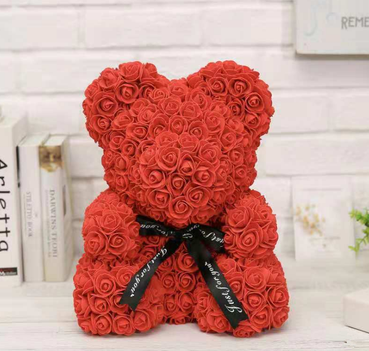 Flower Rose Bear