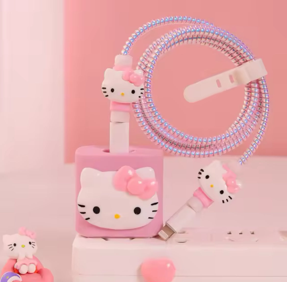 Hello Kitty Protective Cable for Iphone