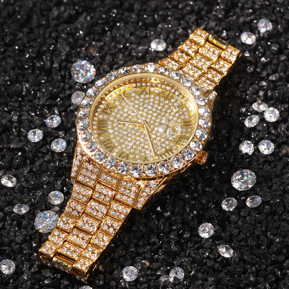 Full diamond watch