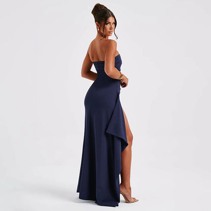 Strapless Split Dress