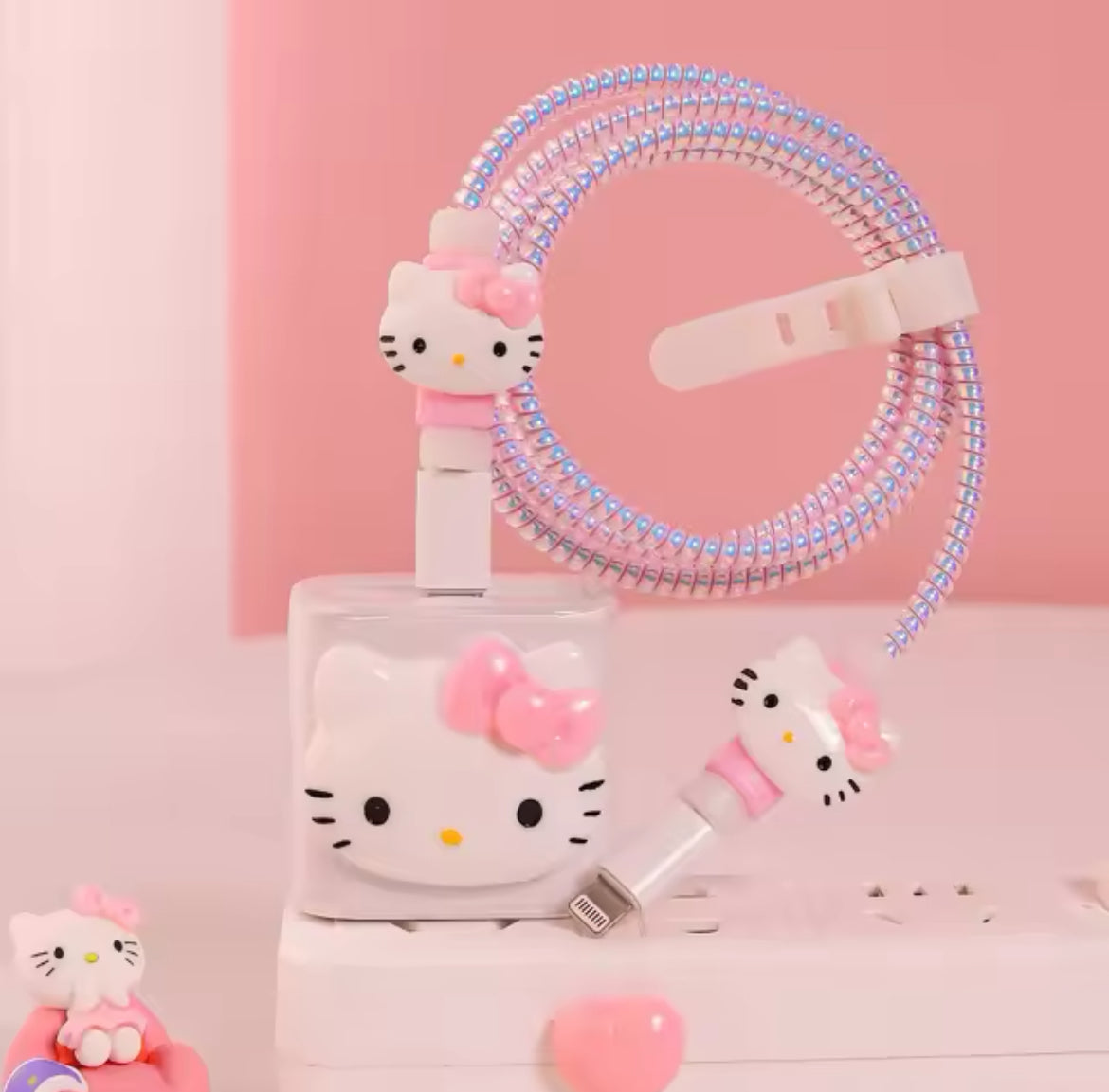 Hello Kitty Protective Cable for Iphone