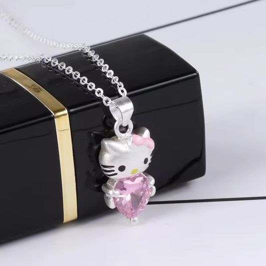 Hello Kitty Heart Necklace