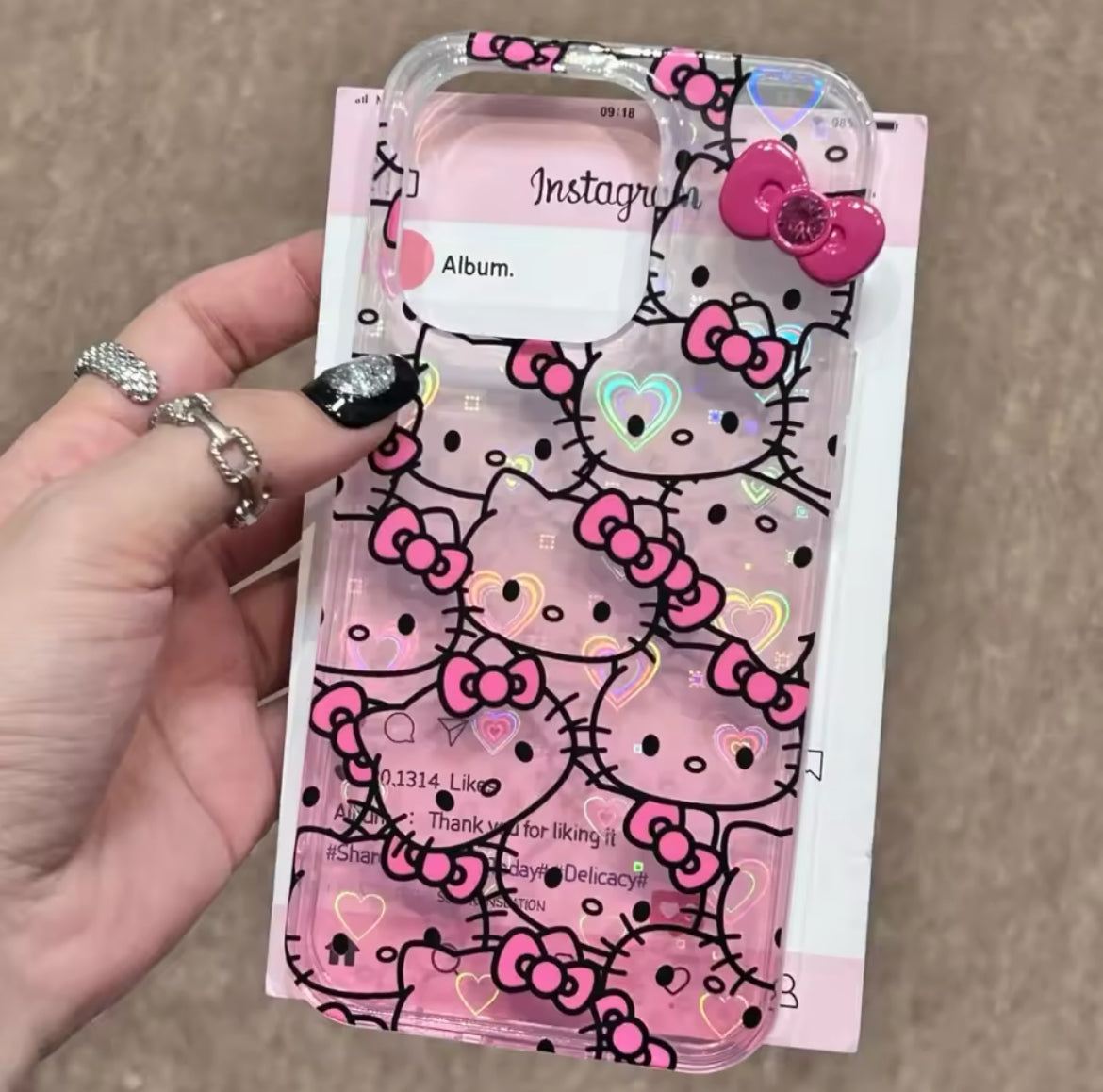 Pink Hello Kitty Case