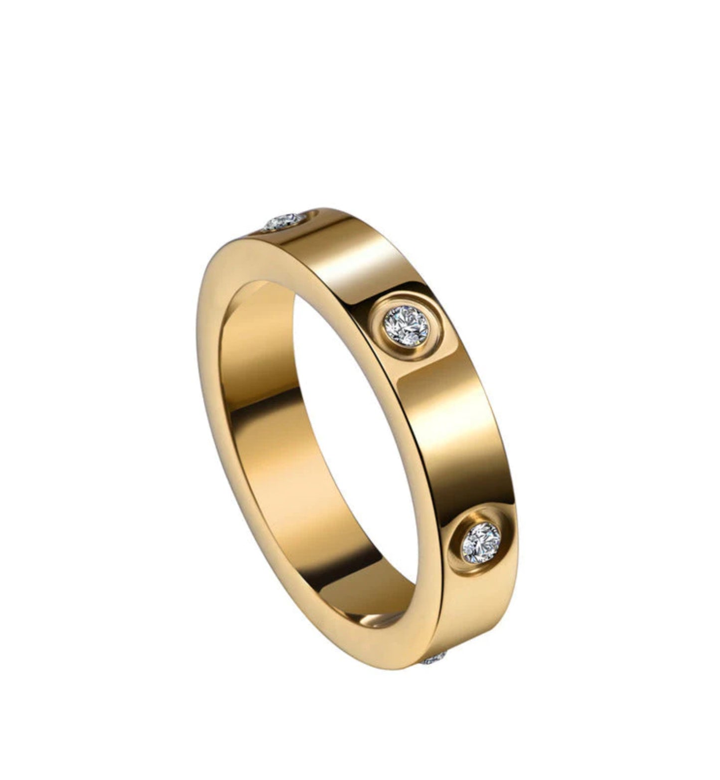 Gold eternity ring