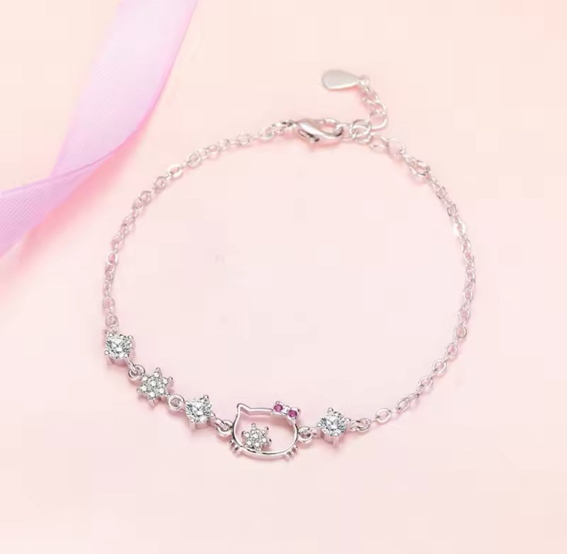 Hello Kitty Diamond Bracelet