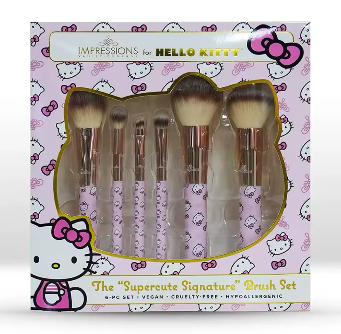 Hello Kitty Brushes Set