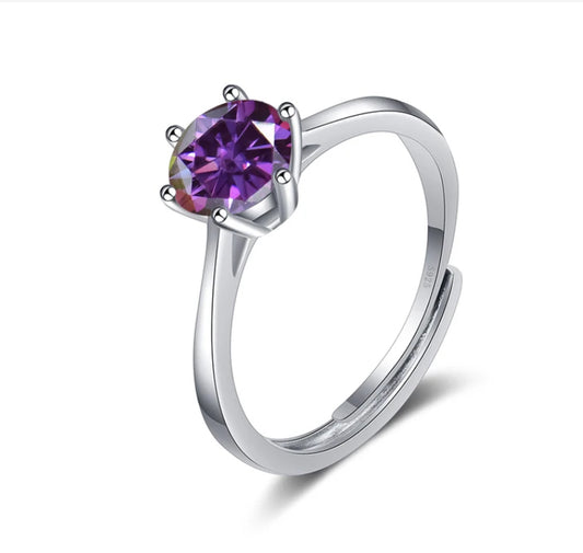 Purple diamond Ring