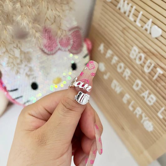 Customised Hello Kitty Ring