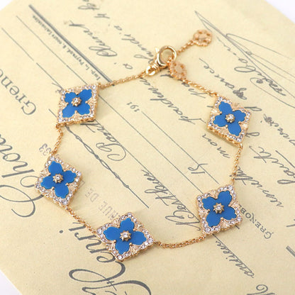 Diamond Clover Bracelet